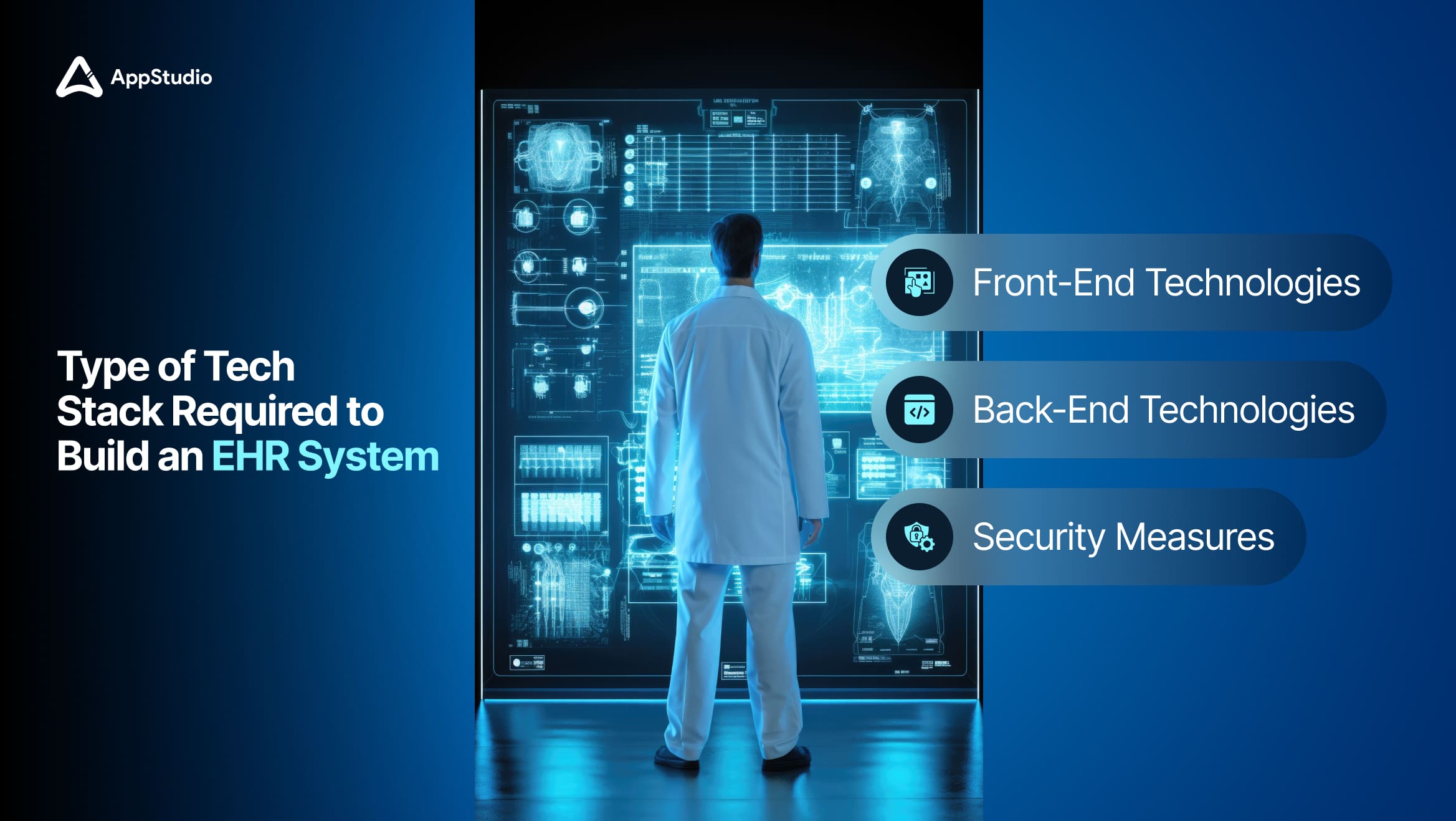 Type of Tech Stack Required to Build an EHR System