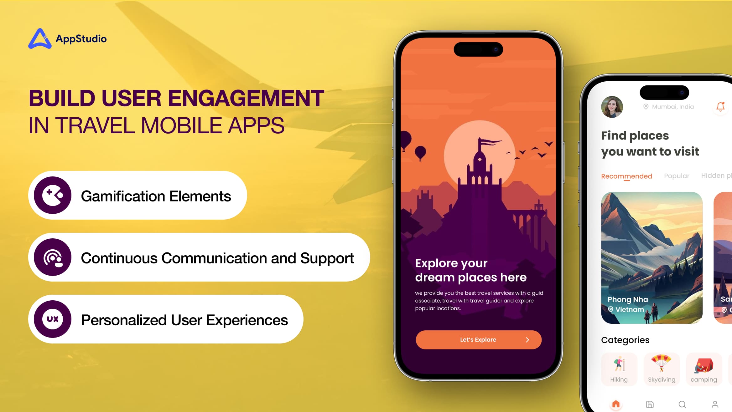 Build User Engagement in Travel Mobile Apps