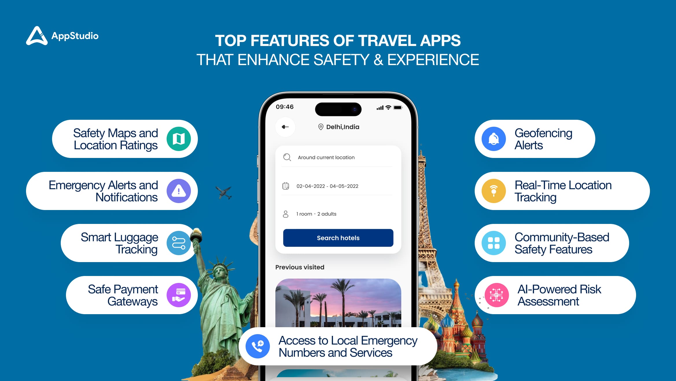 Top Features of Travel Apps that Enhance Safety & Experience