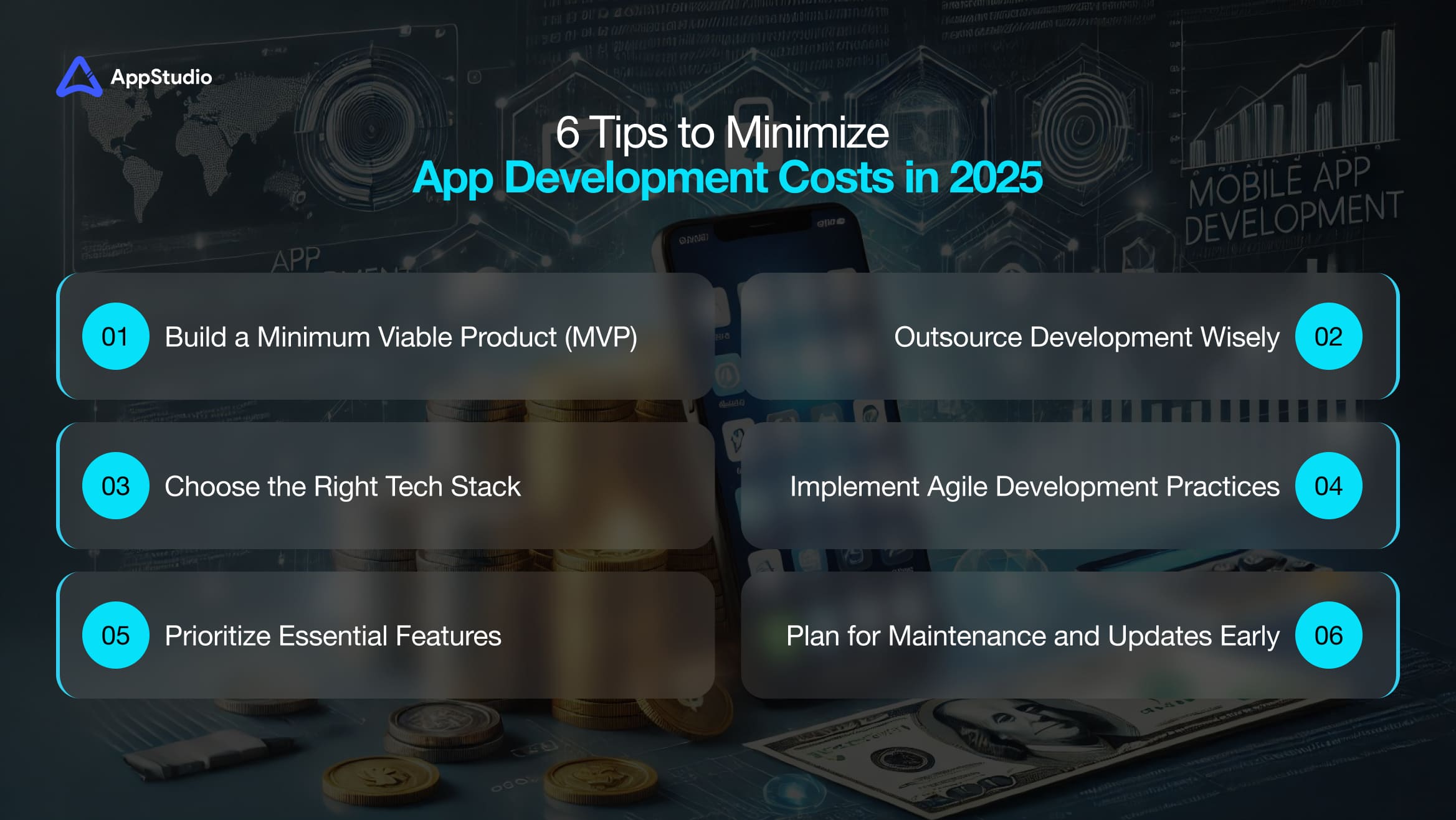 6 Tips to Minimize App Development Costs in 2025