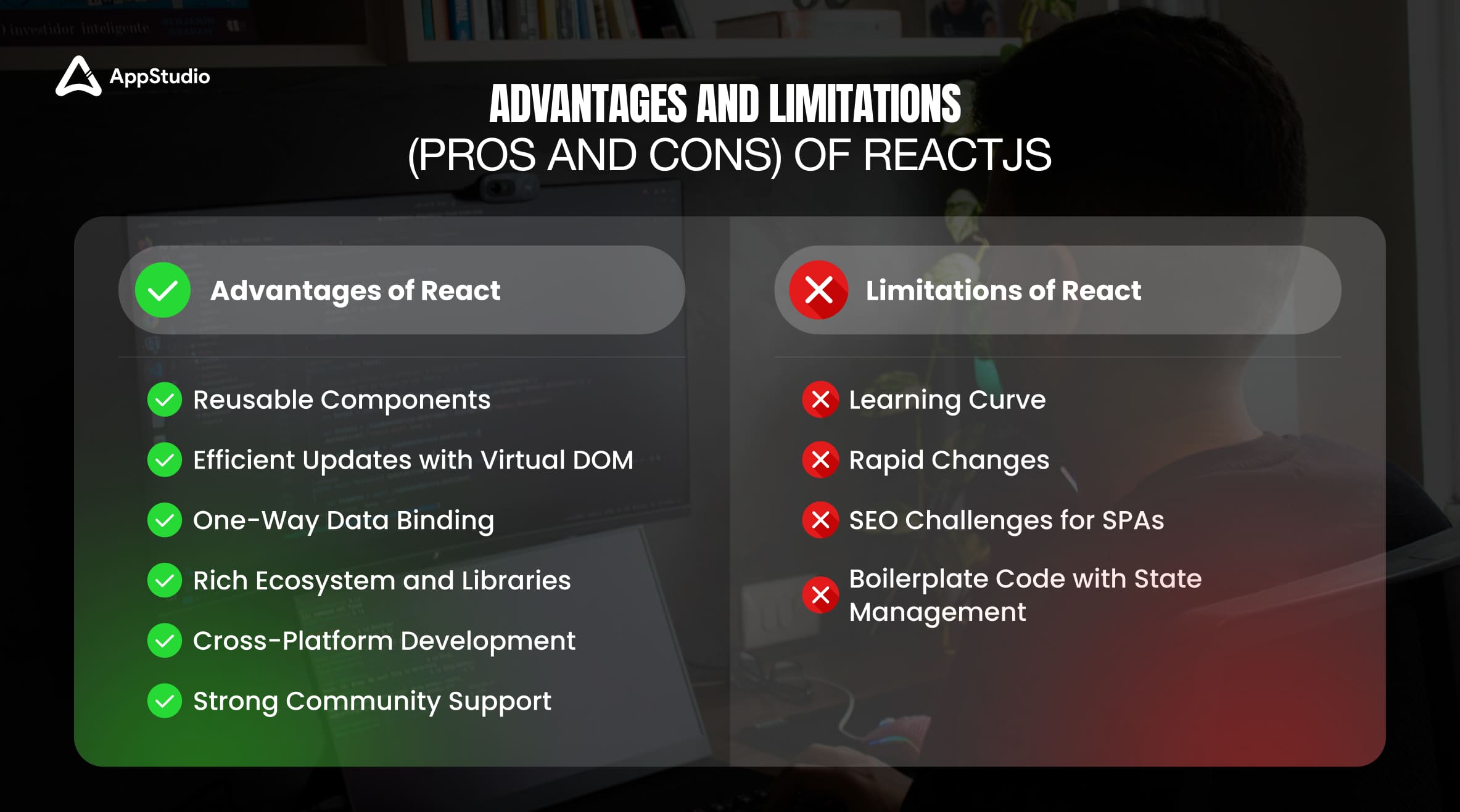 Advantages and Limitations (Pros and Cons) of ReactJS