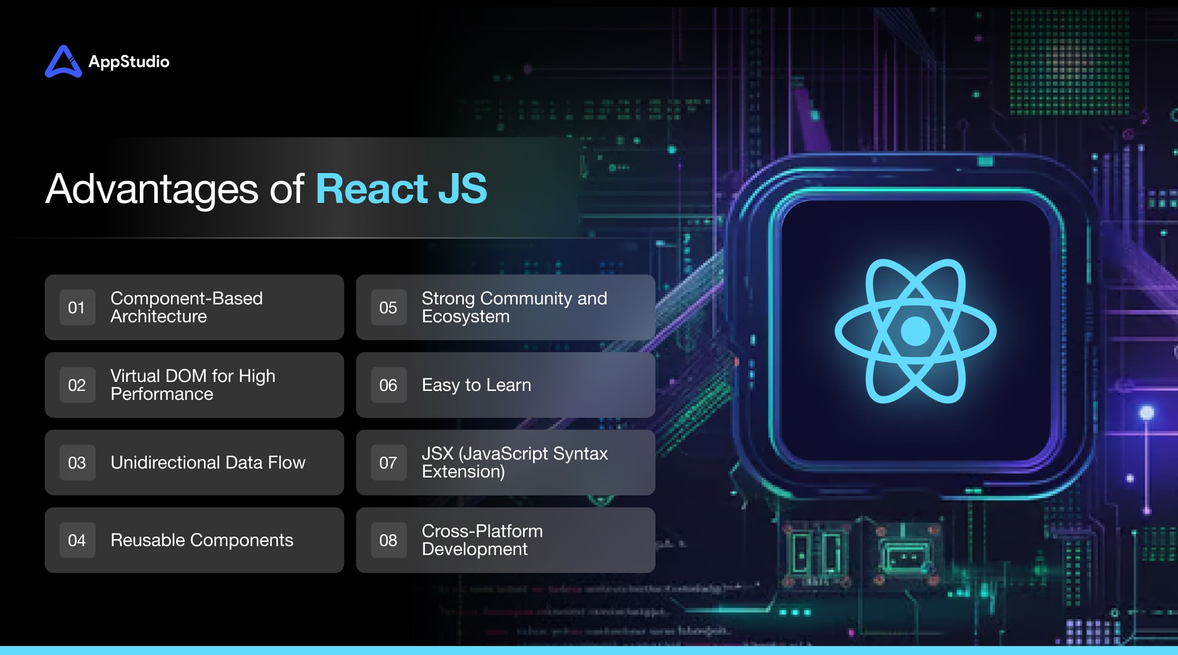 Advantages of React JS